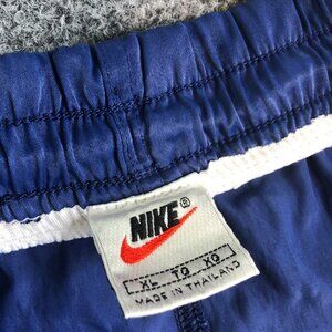 Nike Shorts Mens Extra Large Blue Shiny Dazzle Gym 90s White Tag Vintage